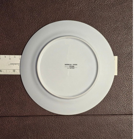 8 Imperial China by W. Dalton 5671 Whitney 7 1/2" Salad Dessert Plates - Picture 4 of 4